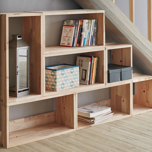 木製書棚·本箱 ワイエムワールド 本棚 棚 書棚 収納 オープンシェルフ ディスプレイ