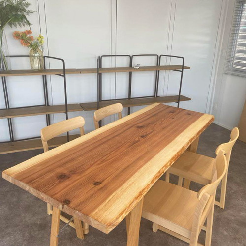 赤字覚悟) 紀州杉 一枚板 ダイニングテーブル 新品/未使用 新品 赤字覚悟) 紀州杉 一枚板 ダイニングテーブル 新品/未使用 新品