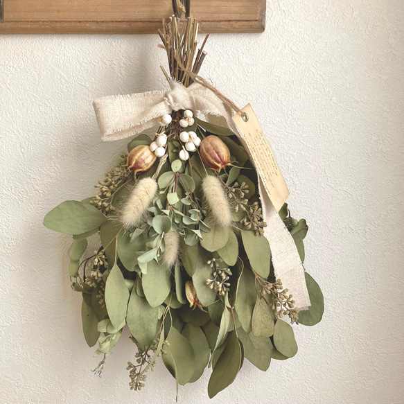 ユーカリポポラス スワッグ ドライフラワー ドライフラワー Eucalyptus 