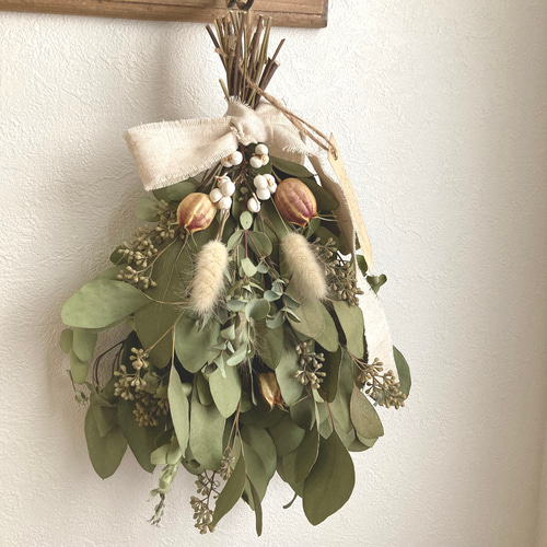 ユーカリポポラス スワッグ ドライフラワー ドライフラワー Eucalyptus
