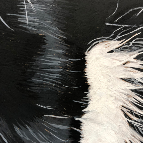 猫イラスト「ウメ8」原画 イラスト 安部円子 通販 18290557