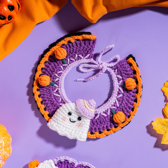 クリスマスシリーズ(くまさん)わんちゃん猫ちゃん用襟つき首輪 ペット