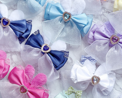 うさ耳ヘアクリップ 2個セット C ヘアピン marumin 通販 18290702