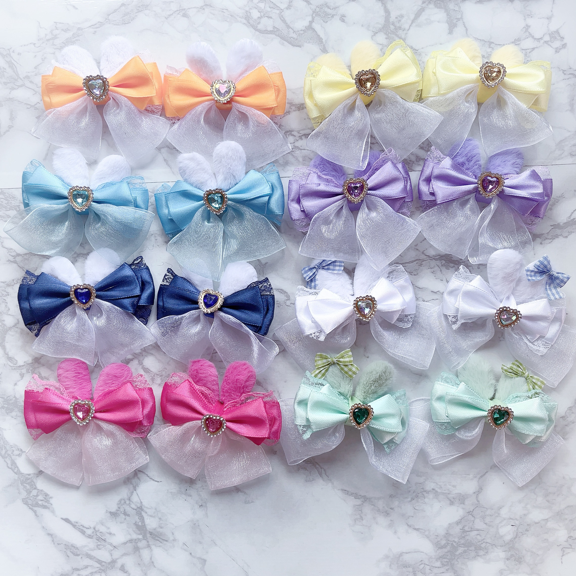【レビューで送料無料】 BABY うさ耳 クリップ ヘアアクセサリー