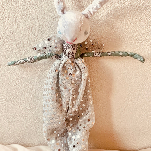 ハンドメイド うさぎ ぬいぐるみ ナディアちゃん ぬいぐるみ
