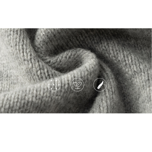 12月限定セール: フード付きグレーウールベスト 12月限定セール: フード付きグレーウールベスト