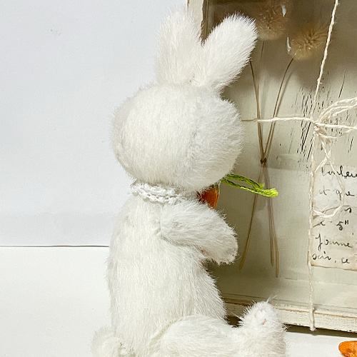 モグうさ うさぎのぬいぐるみ 《Snow》テディベア ぬいぐるみ Mogubear
