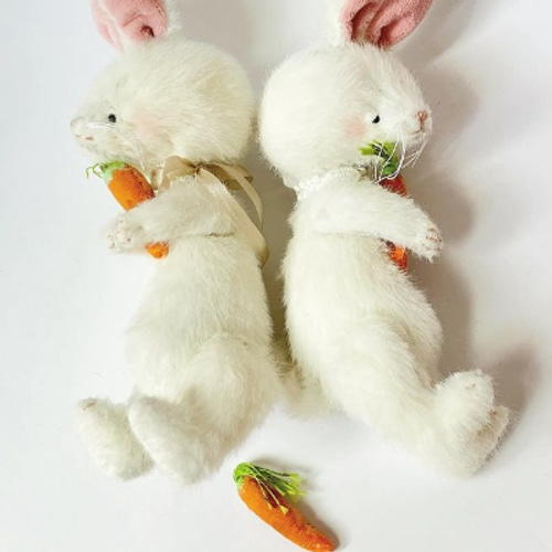 モグうさ うさぎのぬいぐるみ 《Snow》テディベア ぬいぐるみ Mogubear