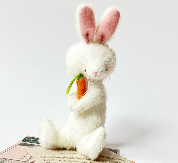 モグうさ うさぎのぬいぐるみ 《Snow》テディベア ぬいぐるみ Mogubear