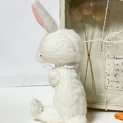 モグうさ うさぎのぬいぐるみ 《Snow》テディベア ぬいぐるみ Mogubear