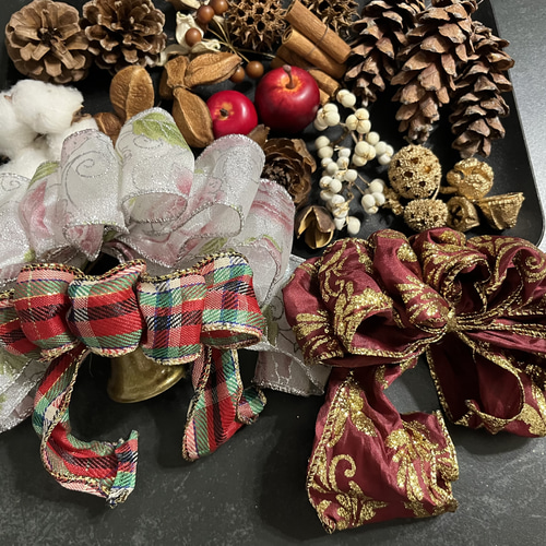 専用 クリスマスリース ハンドメイド オーダー 4点 専用 クリスマスリース ハンドメイド オーダー 4点 専用 クリスマス