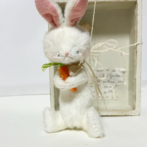 モグうさ うさぎのぬいぐるみ 《White》 テディベア ぬいぐるみ