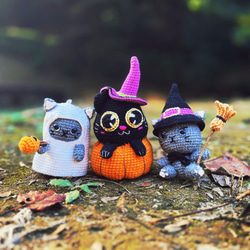 お月見 十五夜 月の兎 編みぐるみ 干支 卯 癒された編み飾り