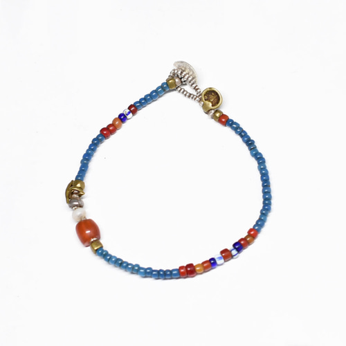 ミゾーラムカーネリアンと古代瑪瑙、ナガ族アンティークビーズ、old