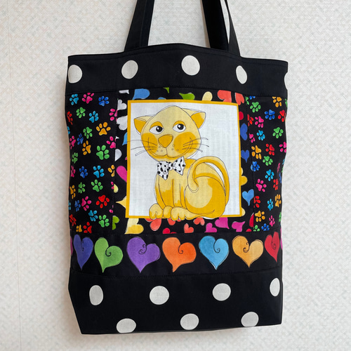 ロラライハリス トートバッグ ねこ トートバッグ YUKI 通販