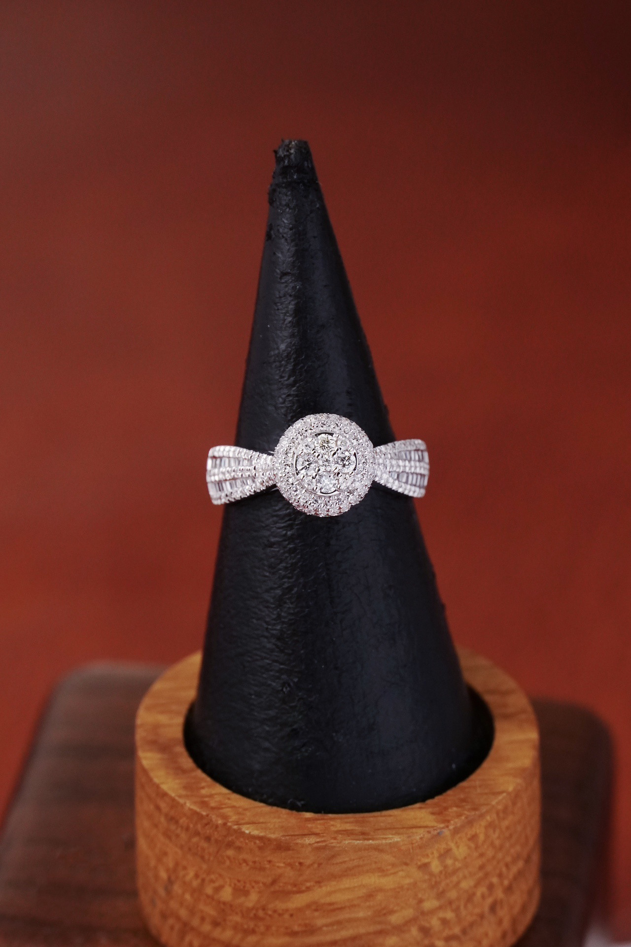 天然ダイヤモンドリング1ct　k18