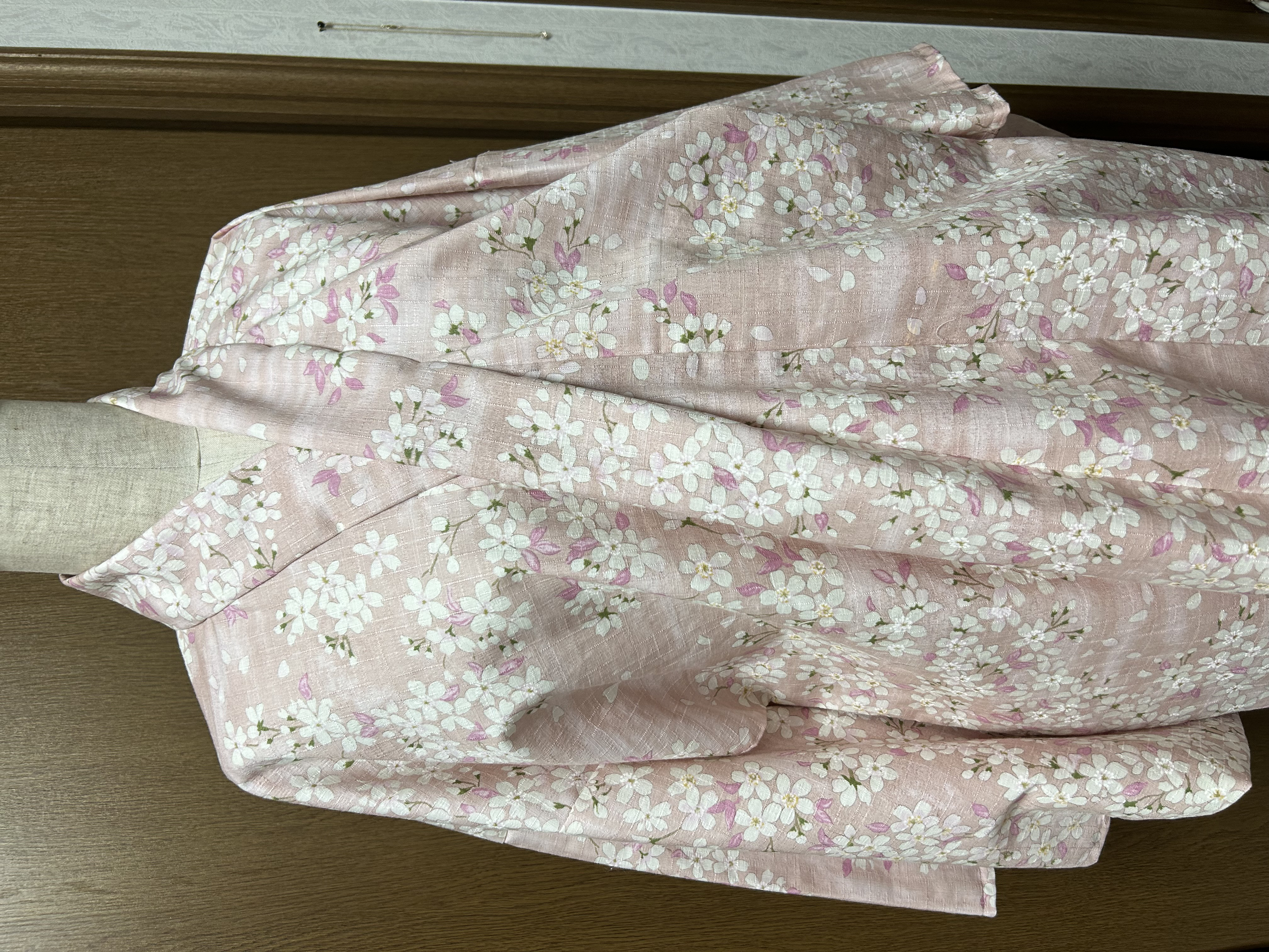 桜柄浴衣サイズS Misa do mignon 桜柄浴衣ピンクと水色 扇松柄浴衣ホワイト 浴衣 Misa do mignon