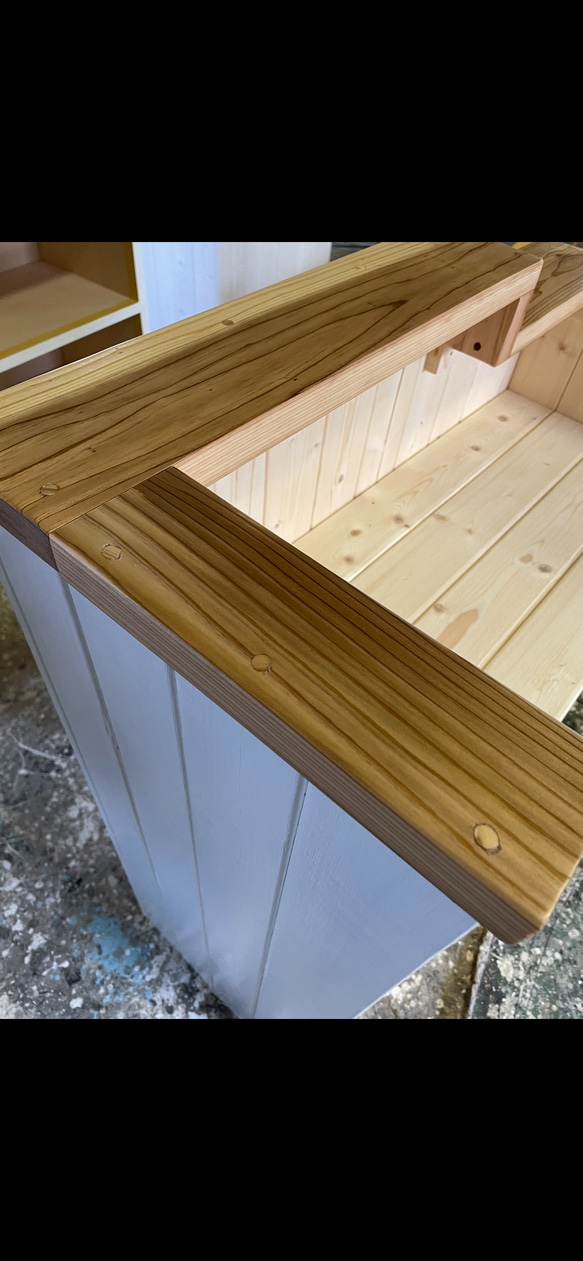 【段差】カウンター　レジ　幅90✖︎高さ105✖︎奥行き38センチ 6枚目の画像