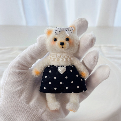 おしゃれなクマちゃんドール✳︎モールベア モールアート 1匹 おしゃれなクマちゃんドール✳︎モールベア モールアート 1匹