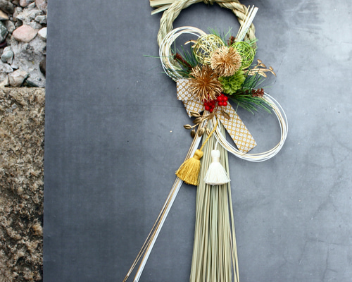 しめ縄リース 　No.2 cca980a1106321c7862bd1894db05a