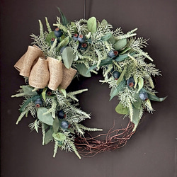 ふわふわ布リース1点❤︎ミニ布リース4点 ふわふわ布リース1点❤︎ミニ布リース4点