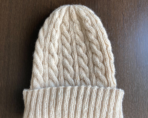 Max Mara ベージュ M刺繍 ニット帽 フリーサイズ Max Mara（マックスマーラ） ニット帽 MMRETINA レディース カシミヤ