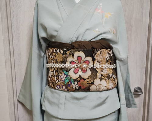 楽天市場】着物 風 ワンピース（カラーネイビー）（レディース