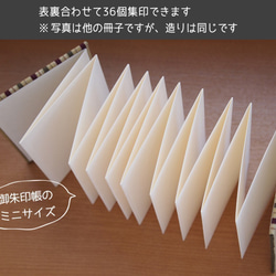 【和紙】風景印帳 _ 花B 2枚目の画像