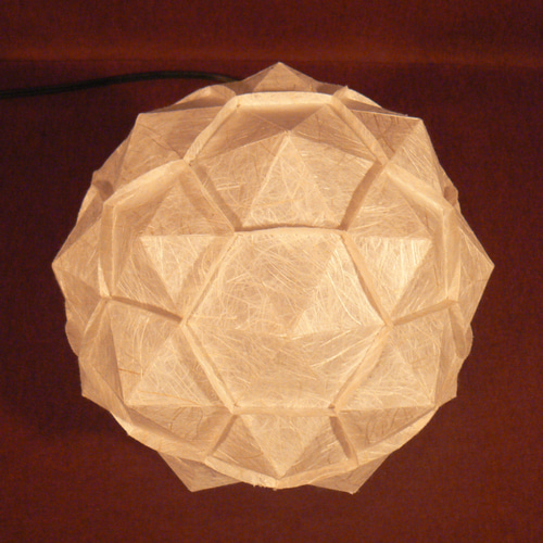 和紙の手作りランプシェード　美濃和紙使用　[ 層 ] 6-2　癒しの一点物作品 和紙の手作りランプシェード美濃和紙使用[ 囲 ] 2-1癒しの一点物作品