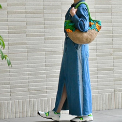 2025 新品非洲蠟染籃子包（紅色）定制 第4張的照片