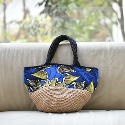 2025 新品非洲蠟染籃子包（紅色）定制 第5張的照片