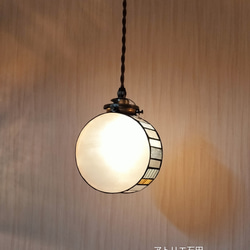 希少 注文制作【昭和レトロ】再販 ペンダントランプ ステンドグラス