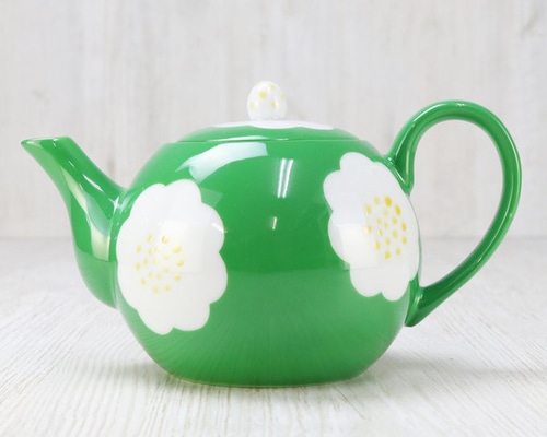 イムサエムさんの急須 陶器製花模様緑茶ポット 当店の記念日 イムサエムさんの急須 陶器製花模様緑茶ポット