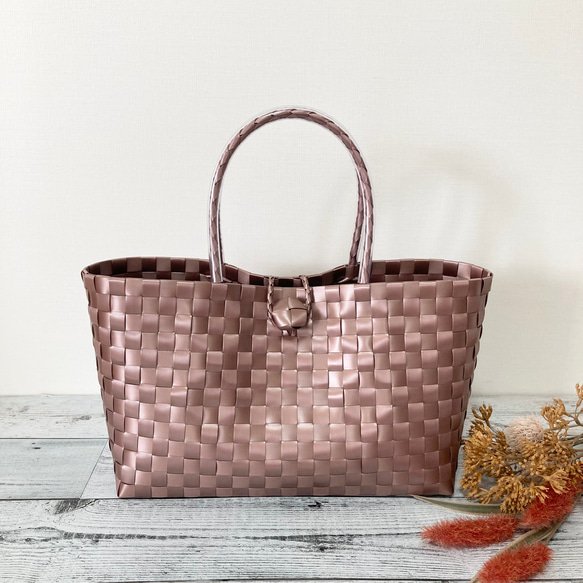 プラカゴバッグ LL プラかごバッグ A4対応 LLサイズ ブラック