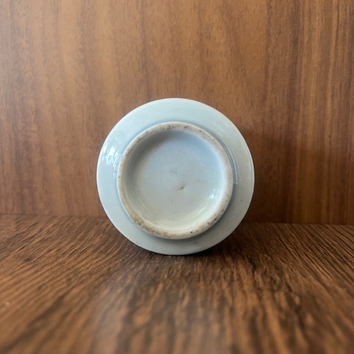 古伊万里染付微塵花唐草文様猪口1客 おちょこ・ぐい呑み・徳利 antique 