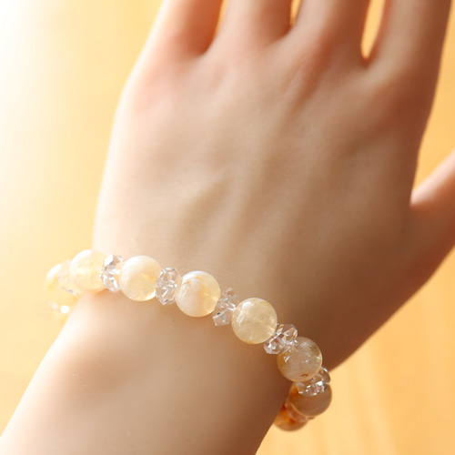 ☆プレミアムブレス☆…☆天女さまの羽衣☆セリサイトインシトリン