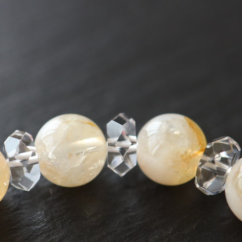 ☆プレミアムブレス☆…☆天女さまの羽衣☆セリサイトインシトリン