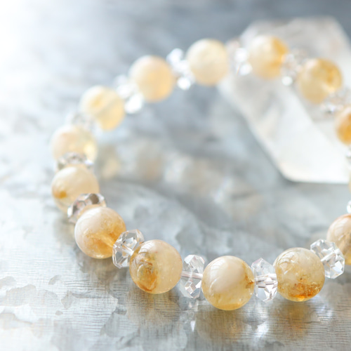 ☆プレミアムブレス☆…☆天女さまの羽衣☆セリサイトインシトリン