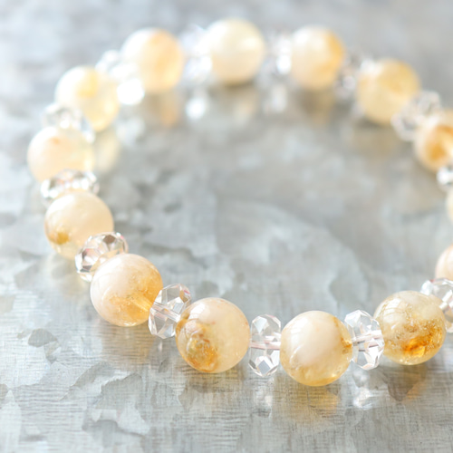 ☆プレミアムブレス☆…☆天女さまの羽衣☆セリサイトインシトリン