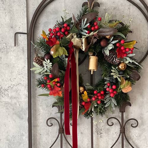 クリスマスリース アティフィシャルフラワー早割クリスマス2024 アート