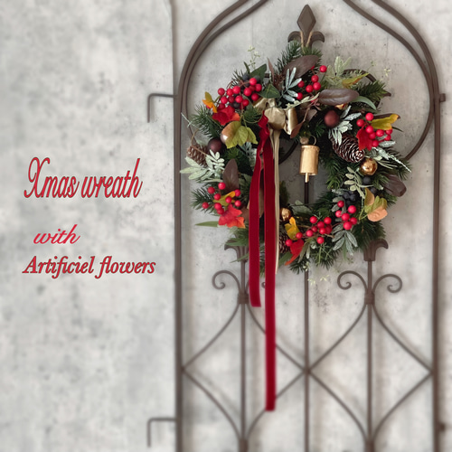 クリスマスリース アティフィシャルフラワー早割クリスマス2024 アート