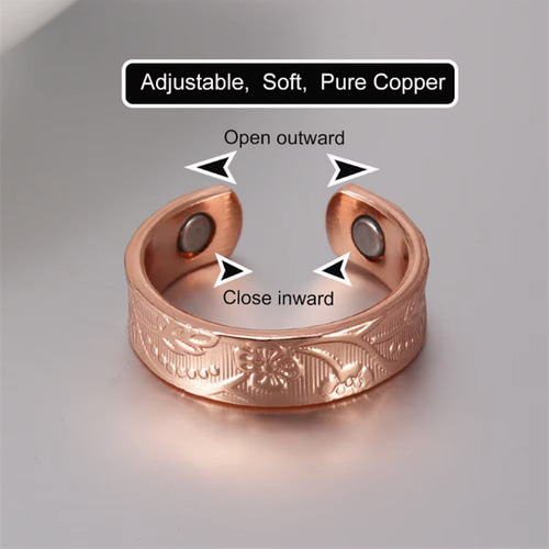 銅リング 指輪 純銅製ジュエリー エネルギー 手作り ブレスレット