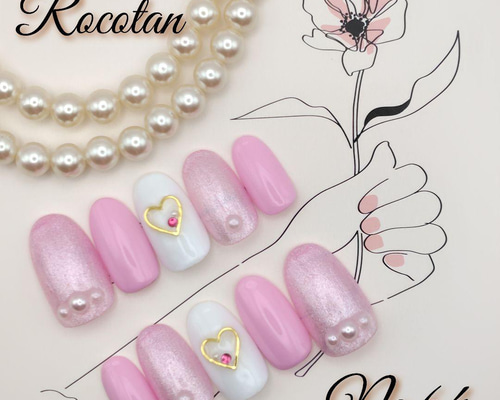 ネイルチップ・付け爪 na. ☆SALE☆【No,64】ネイルチップ ネイルチップ（つけ爪） Rocotan
