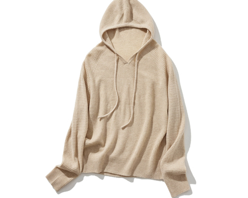 L.G.B. フード付きベージュパーカー ba05c609b1e93e7a03244e54065903