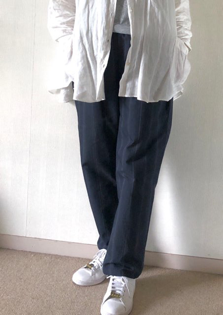 ネイビーストライプパンツ
