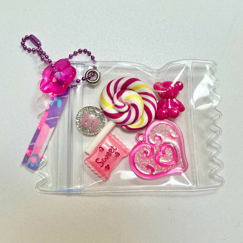 ゆめかわ ファンシー ガチャ詰めポーチ BIG じゃらじゃらキーホルダー  