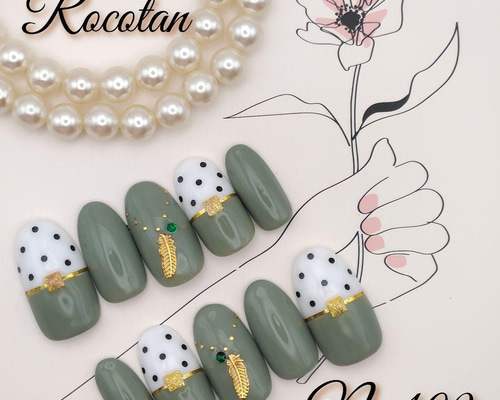 No,109】ネイルチップ ネイルチップ（つけ爪） Rocotan 通販