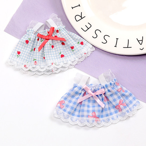 C549-A 3着 ドール人形ワンピース モール人形服 ミニドールドレス