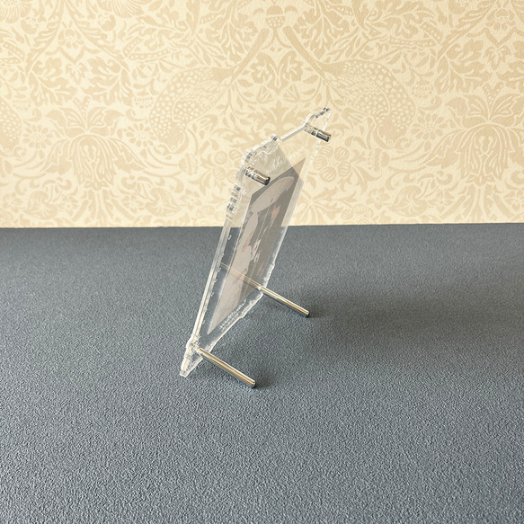 お名前・記念日入り・ウエディングフォトフレーム＊ガーネット・縦*送料無料 3枚目の画像