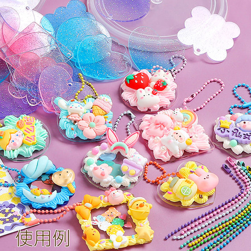 A573-P 12個 アクリル プレートチャーム 推し活アイテム アクリル